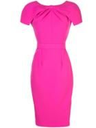 Safiyaa London Fitted Midi Dress - Pink