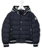 Moncler Kids 'auberie' Padded Jacket, Boy's, Size: 6 Yrs, Blue