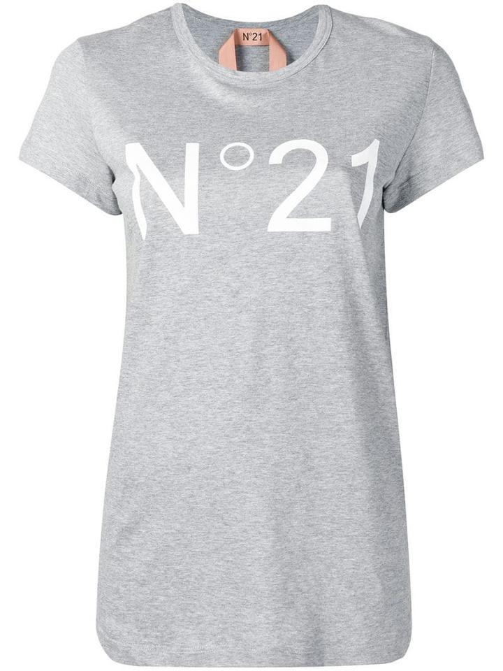 Nº21 Logo Printed T-shirt - Grey