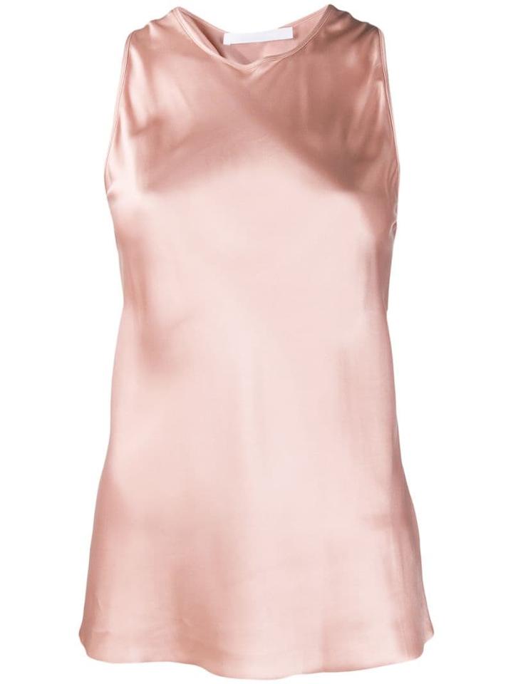 Helmut Lang Knot Detail Vest Top - Pink