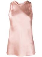 Helmut Lang Knot Detail Vest Top - Pink