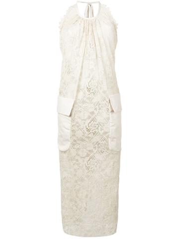 Uma Wang Ambar Long Dress - Neutrals