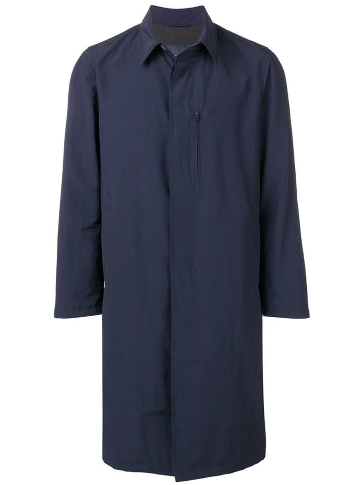 Herno Classic Raincoat - Blue