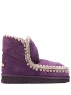 Mou Eskimo Wedge Snow Boots - Purple