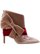 Fausto Puglisi Pointed Toe Booties - Pink
