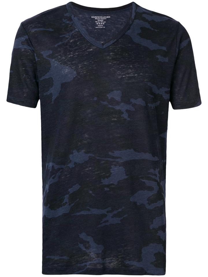 Majestic Filatures Camouflage T-shirt - Blue