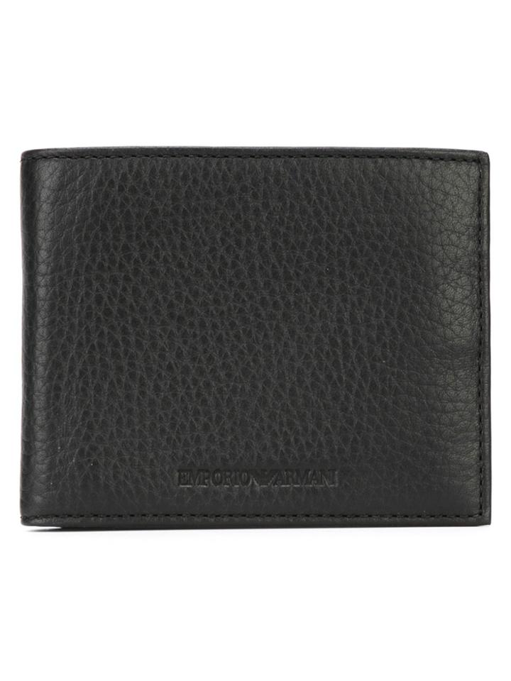 Emporio Armani Bill-fold Wallet - Black