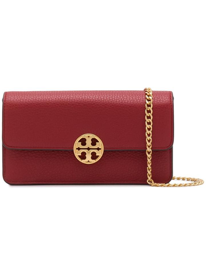 Tory Burch Chelsea Chain Pouch - Red