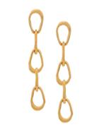 Maya Magal Organic Chain Drop Earrings - Gold