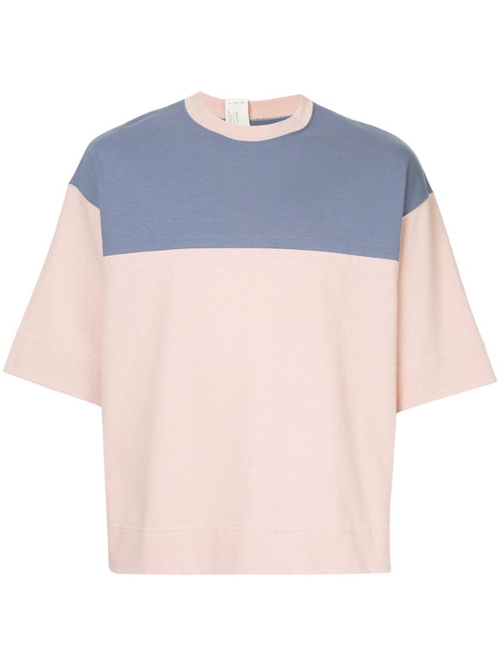 N. Hoolywood Oversized Short Sleeve T-shirt - Pink & Purple