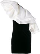 Alexandre Vauthier Velvet Mini Dress - Black
