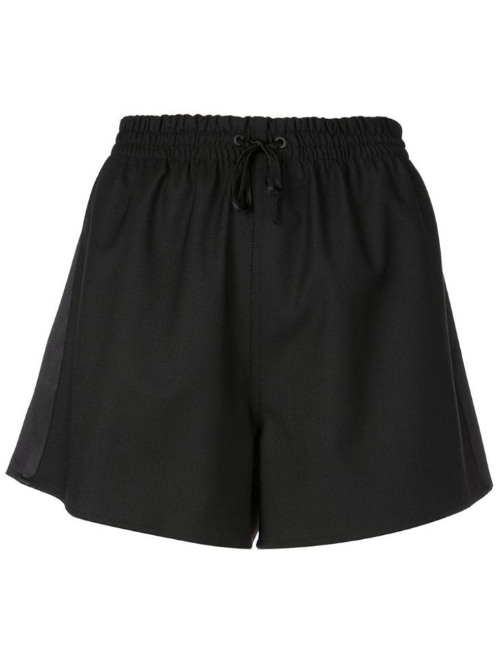 Monse Drawstring Waist Shorts - Black