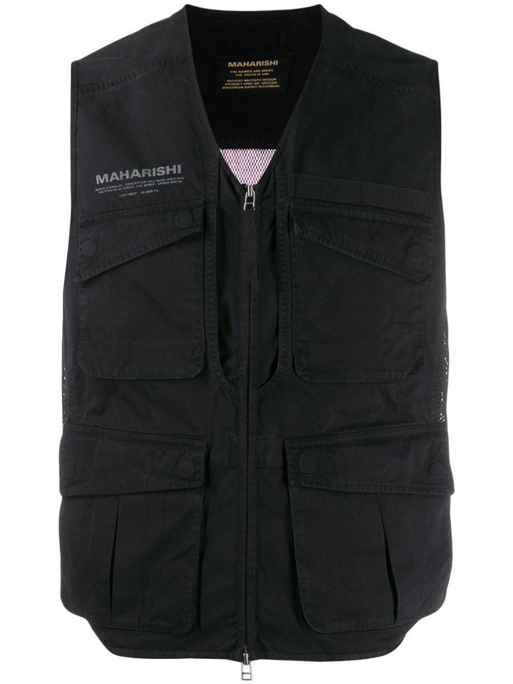 Maharishi Utility Gilet - Black