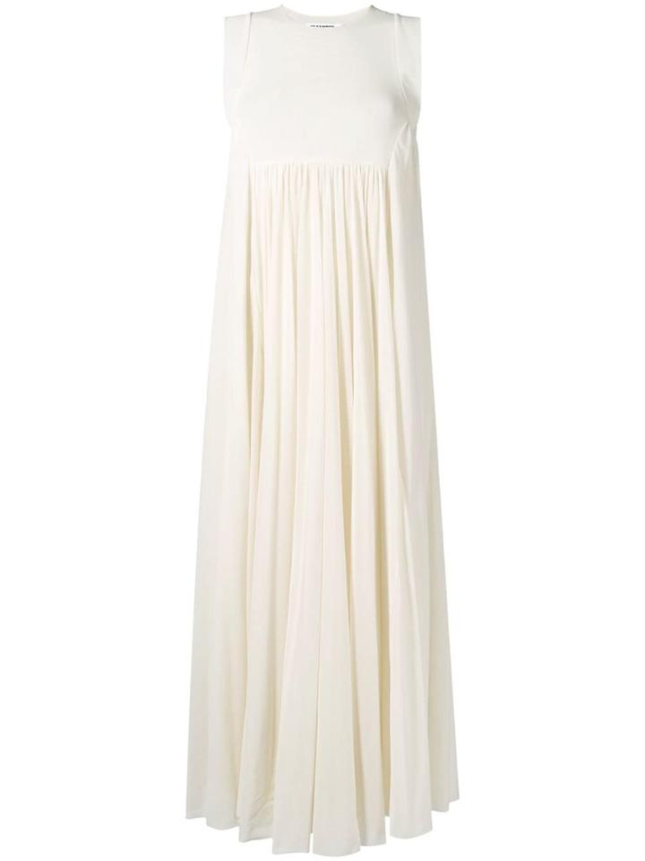 Jil Sander Sleeveless Maxi Dress - White