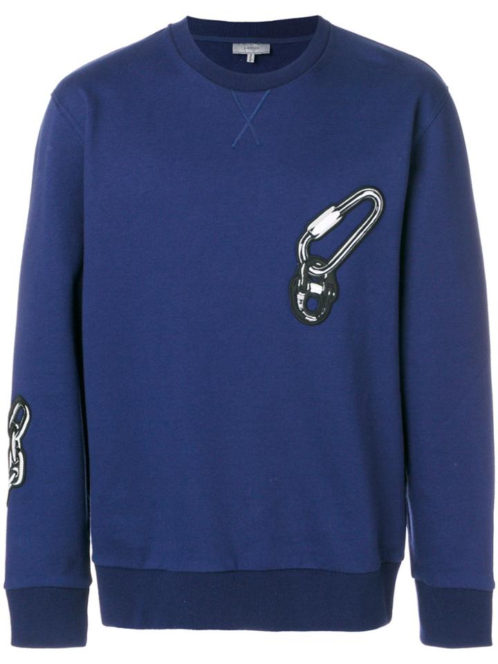 Lanvin Printed Sweatshirt - Blue