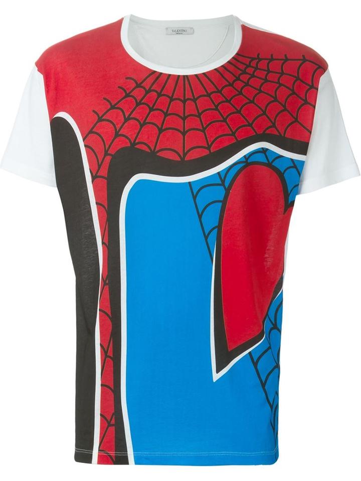 Valentino Spiderman Print T-shirt