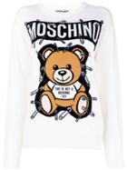 Moschino Teddy Logo Sweatshirt - White
