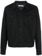 Givenchy Logo Print Denim Jacket - Black