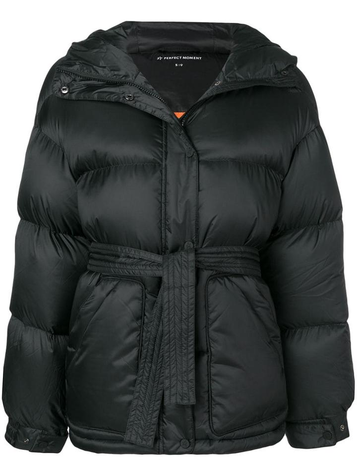 Perfect Moment Oversized Parka Jacket - Black
