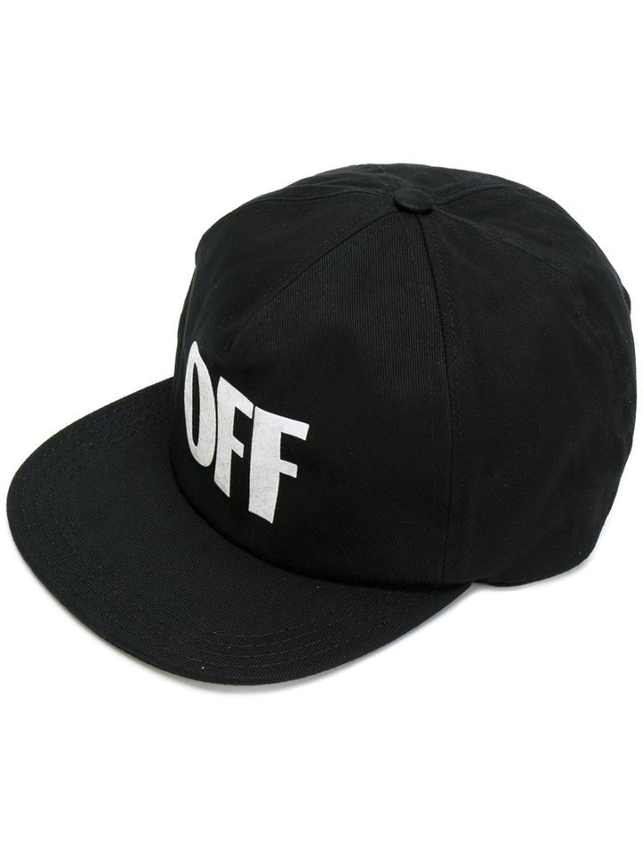 Off-white - Big Off Cap - Women - Cotton - One Size, Black, Cotton
