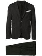 Neil Barrett Pinstriped Two-piece Formal Suit - Black