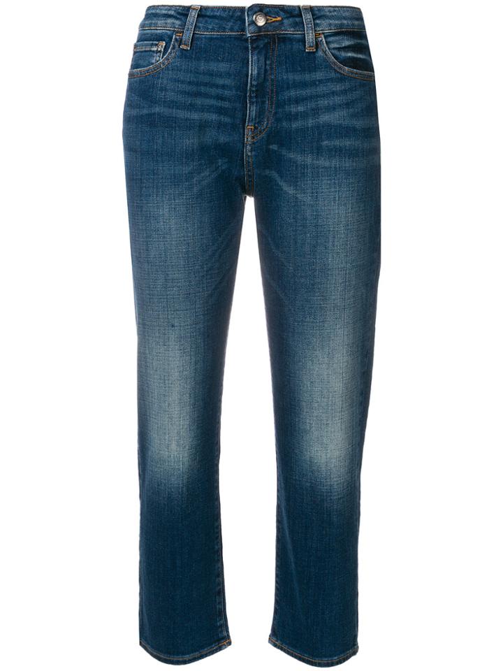 Emporio Armani Cropped Jeans - Blue