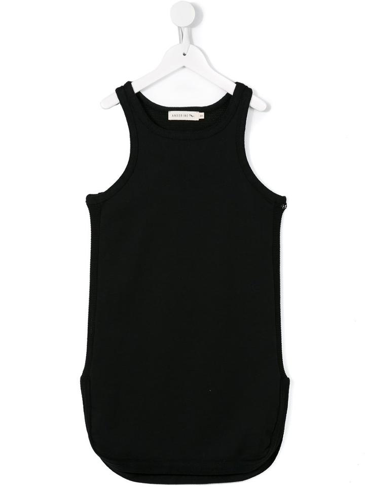 Andorine Fleece Dress, Girl's, Size: 6 Yrs, Black