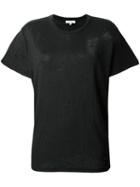 Iro Plain T-shirt, Women's, Size: Medium, Black, Linen/flax