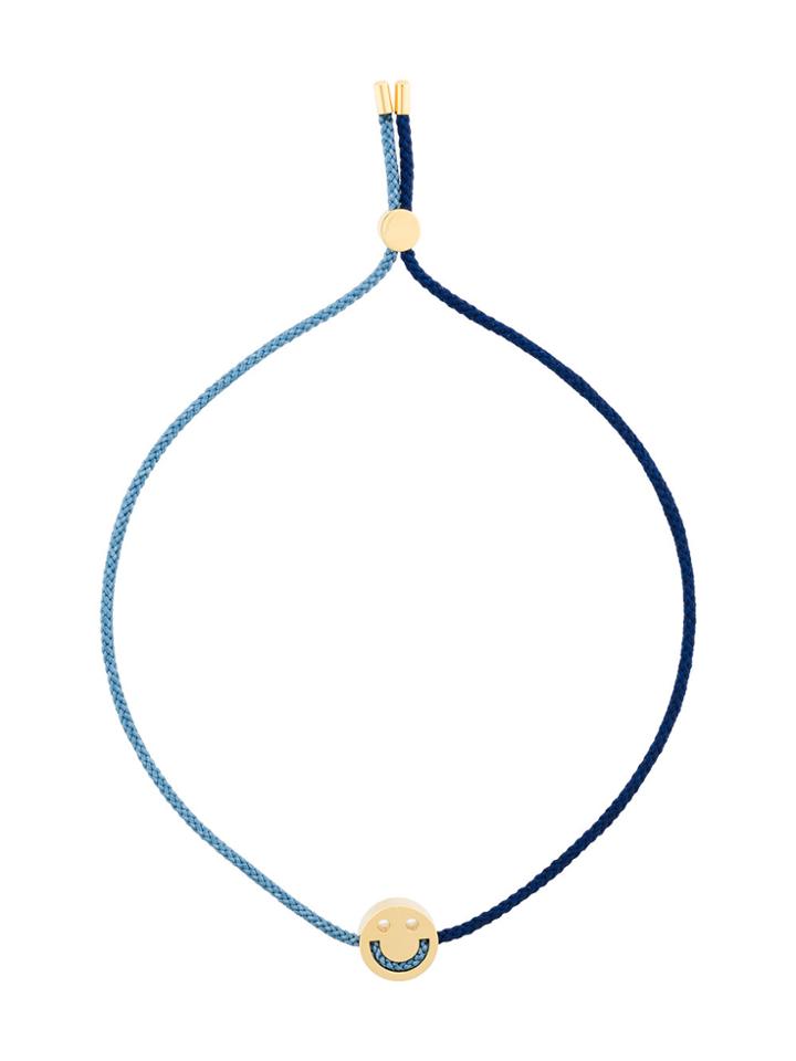 Ruifier Smiley Friendship Bracelet - Blue