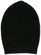 Rick Owens Knit Beanie, Men's, Black, Cashmere/nylon/wool