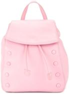 Céline Vintage Logos Backpack Hand Bag - Pink