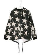 John Richmond Kids Star Print Hoodie - Grey