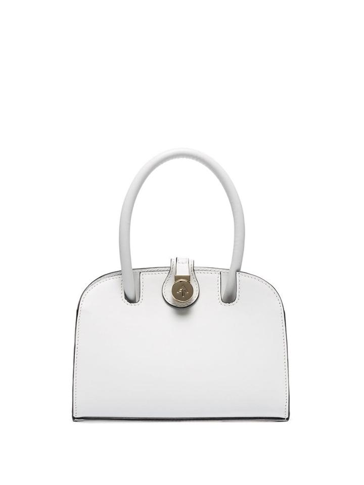 Manu Atelier Micro Ladybird Bag - White