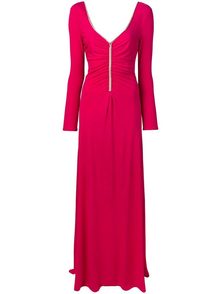 Emilio Pucci Gathered Long Dress - Pink