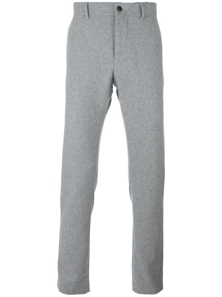 Closed Classic Chinos, Men's, Size: 33, Grey, Virgin Wool/nylon/polyester
