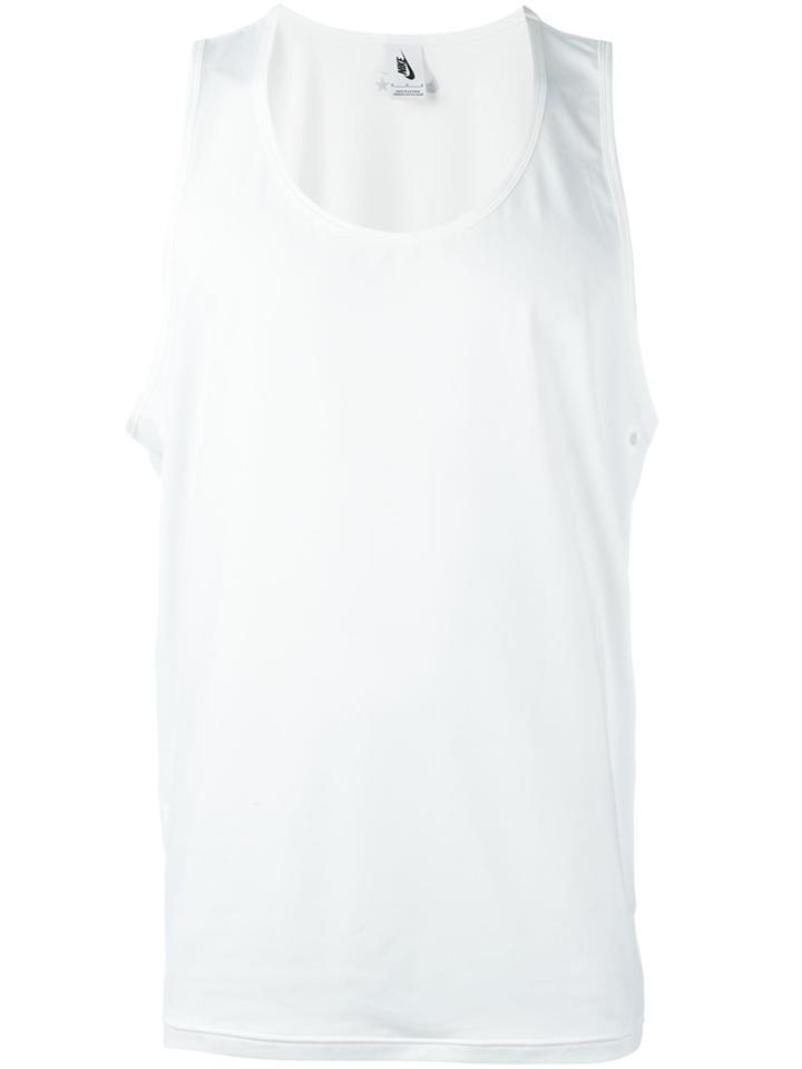 Nike Nikelab X Rt Dri Fit Tank Top, Men's, Size: Small, White, Polyester/spandex/elastane