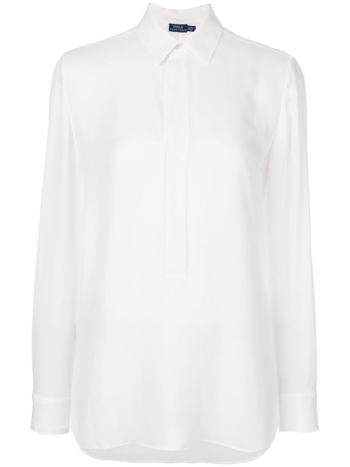 Polo Ralph Lauren Sheer Blouse - White