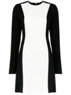 Tufi Duek Bicolor Longsleeved Dress - Black