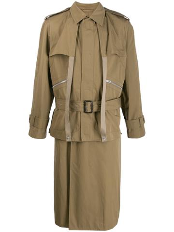 Stella Mccartney Andy Belted Trench Coat - Neutrals