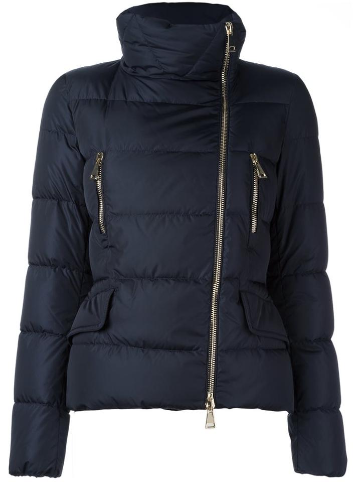 Moncler 'talia' Padded Jacket, Women's, Size: 1, Blue, Polyamide/feather Down