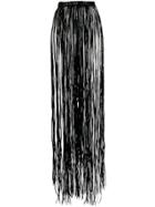 Caravana Fringed Waist Belt - Black