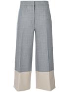 Victoria Victoria Beckham Contrast Panel Tailored Trousers - Grey