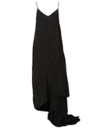 Yang Li Asymmetric Long Dress, Women's, Size: 44, Black, Viscose