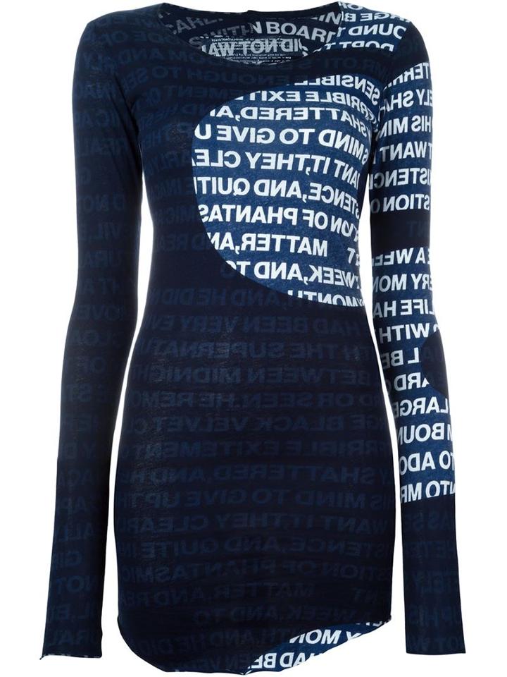 Rundholz Long Slogan Print T-shirt