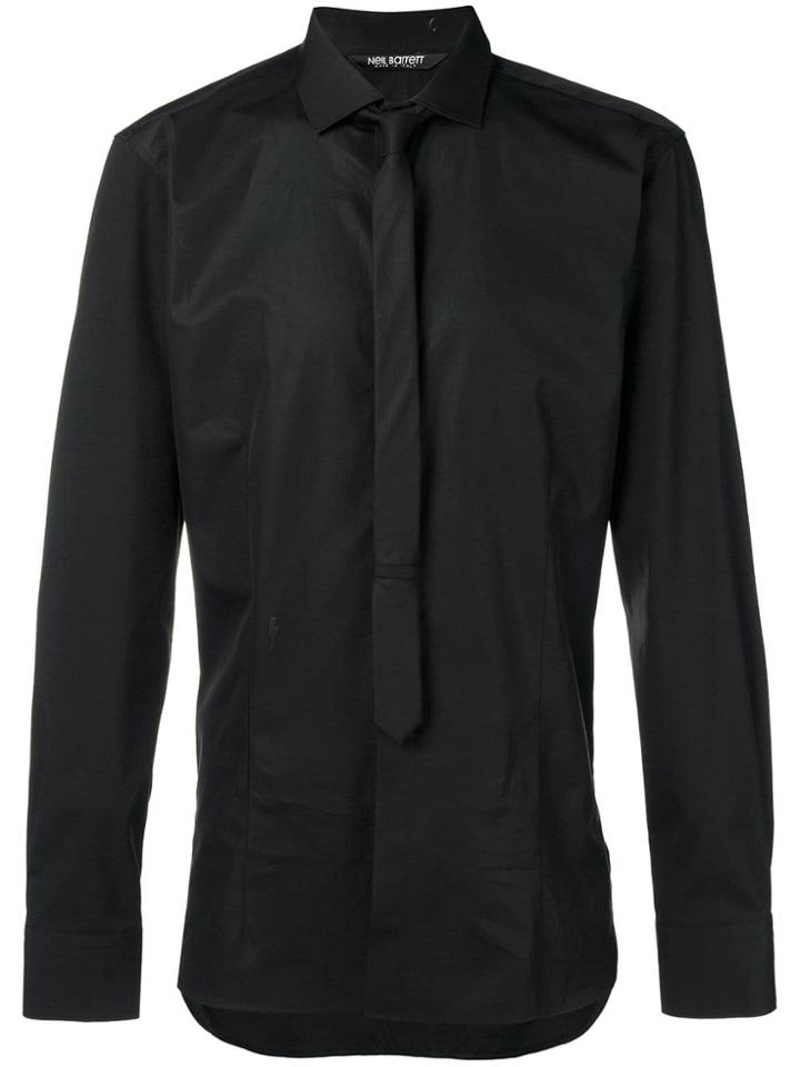 Neil Barrett Long Sleeved Shirt - Black