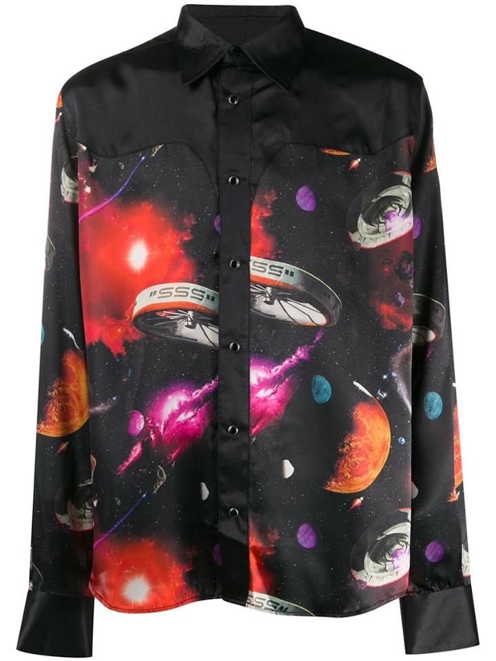 Sss World Corp Journey Loose-fit Shirt - Black