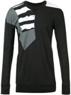 11 By Boris Bidjan Saberi - Patch Panelled Long Sleeve Top - Men - Cotton - S, Black, Cotton
