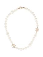 Chanel Vintage Cc Necklace - White