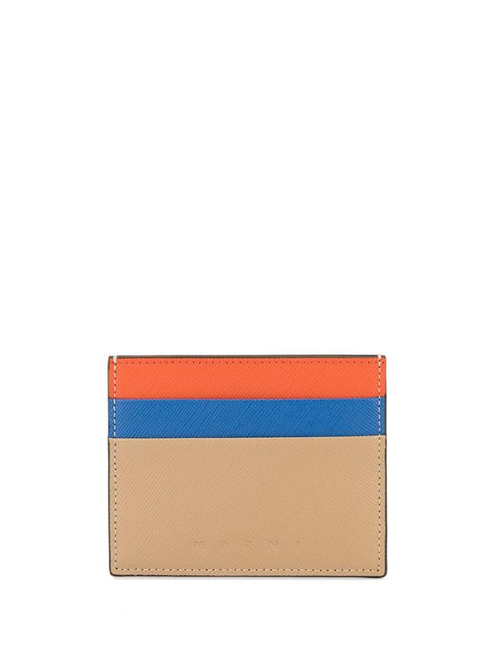 Marni Colour Block Cardholder - Multicolour