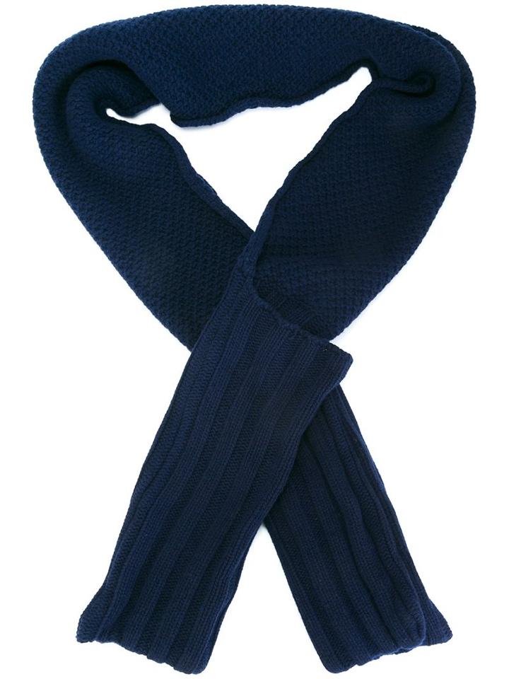 Chalayan Glove Scarf, Adult Unisex, Blue, Cashmere/merino